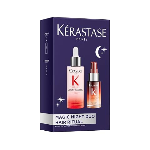 Coffret de sérums avec un soin Genesis pour le cuir chevelu et un sérum de nuit Nutritive.